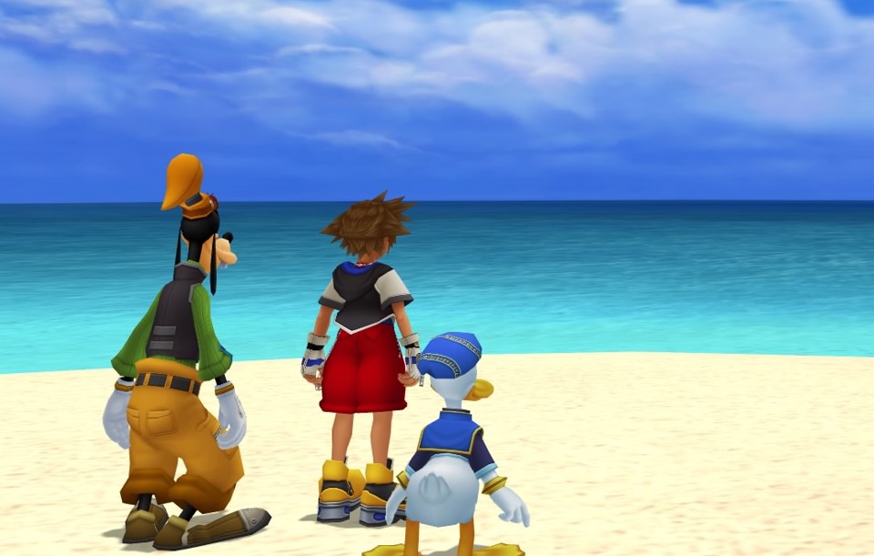 trio in destiny Island